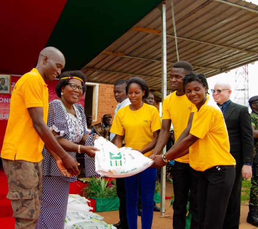 Relief distribution at Chidzenje Primary School Ground